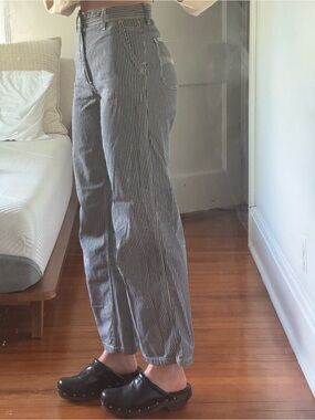 Nudie Jeans Pinstripe Wide-Leg Jeans